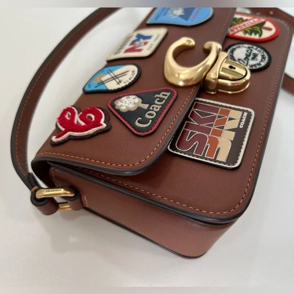 COACH Studio 19 Featuring Ski Patches & Locking Coach Buckle - Picture 10 of 11